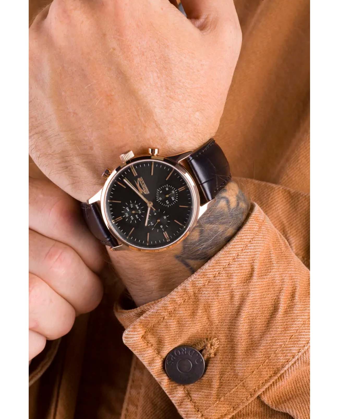 Slazenger Slazenger Multifunction SL.09.2124.2.04 , наручные мужские часы фото под углом