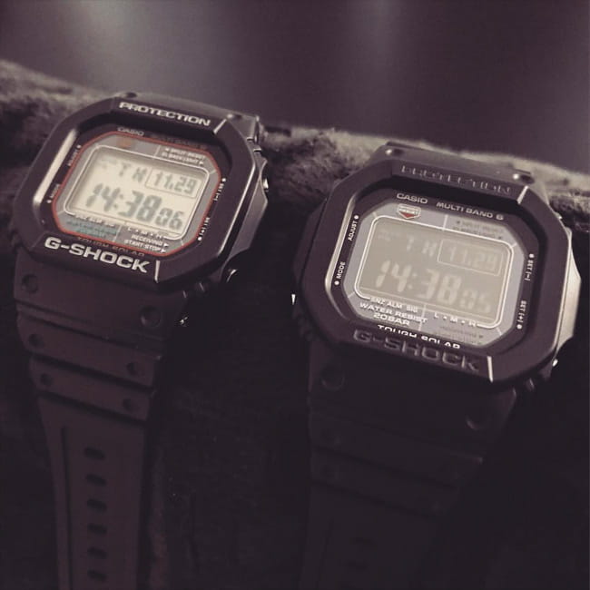 Casio Casio G-Shock GW-M5610U-1, g-shock япония мужские часы на браслете полимер боковой вид