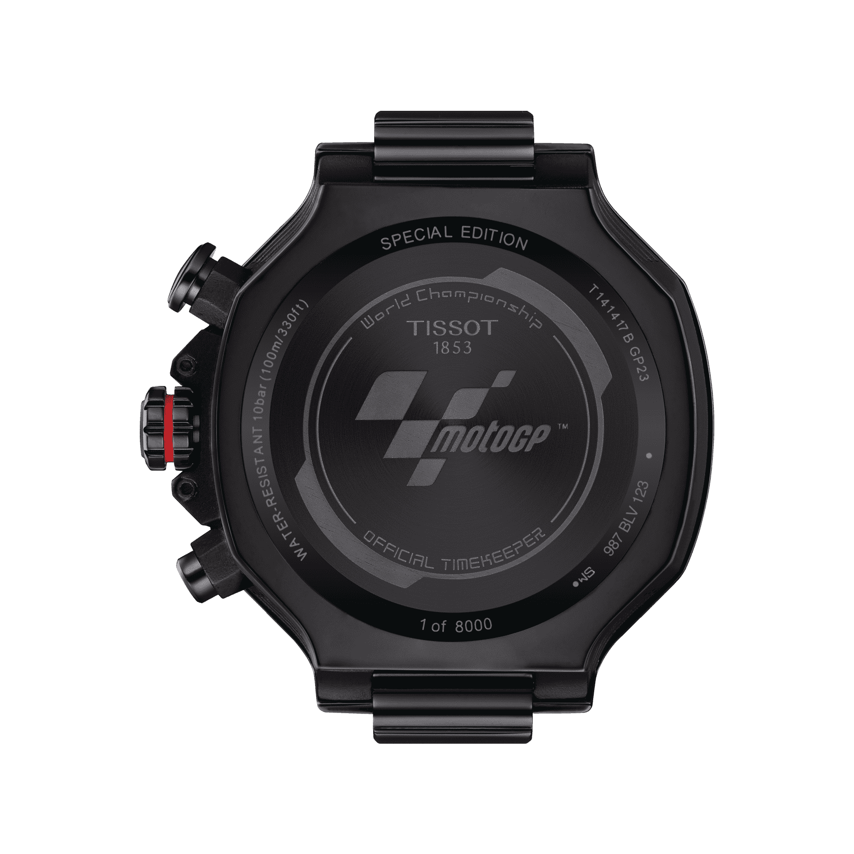 Tissot T1414173705701 мужские часы застежка крупным планом