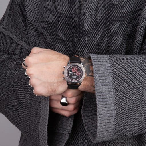 Slazenger Slazenger SL.09.2359.2.03,  англия мужские часы на браслете кожаный боковой вид