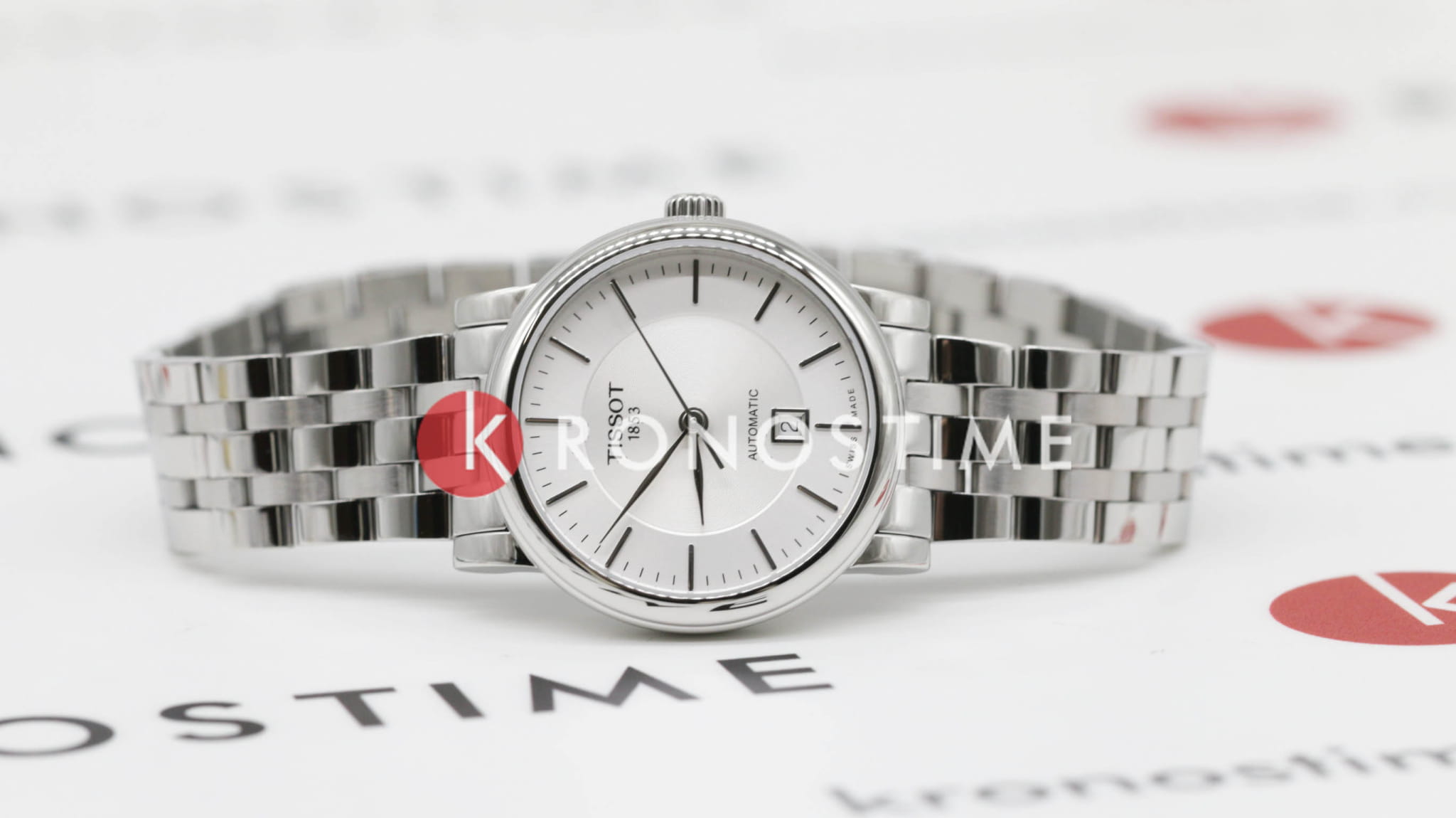 Оригинальные часы Tissot Tissot Carson Automatic Lady T122.207.11.031.00 механические калибр механизма eta 2671 общий вид