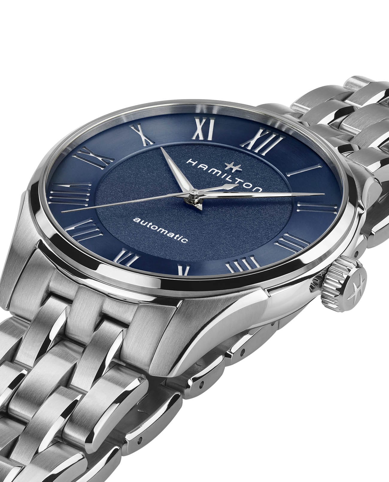 Hamilton Hamilton Jazzmaster Auto H42535140 , наручные мужские часы фото под углом