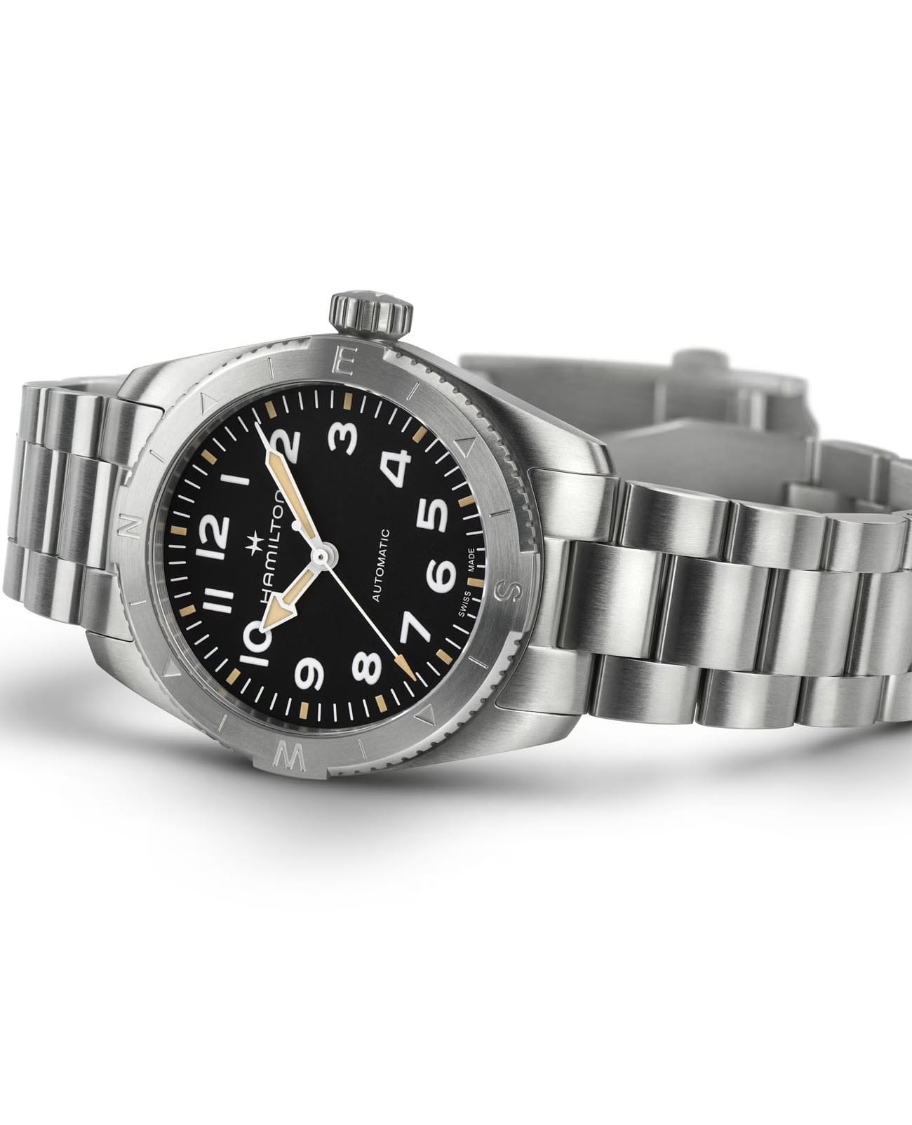 Hamilton Hamilton Khaki Field Expedition Auto H70225130, khaki field швейцария мужские часы на браслете нержавеющая сталь боковой вид