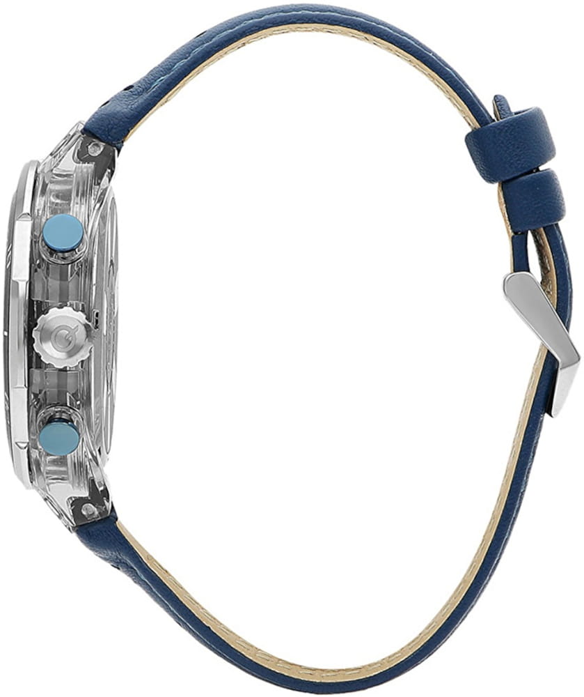 Quantum Quantum Powertech PWG1107.369, hunter турция мужские часы на браслете кожаный боковой вид