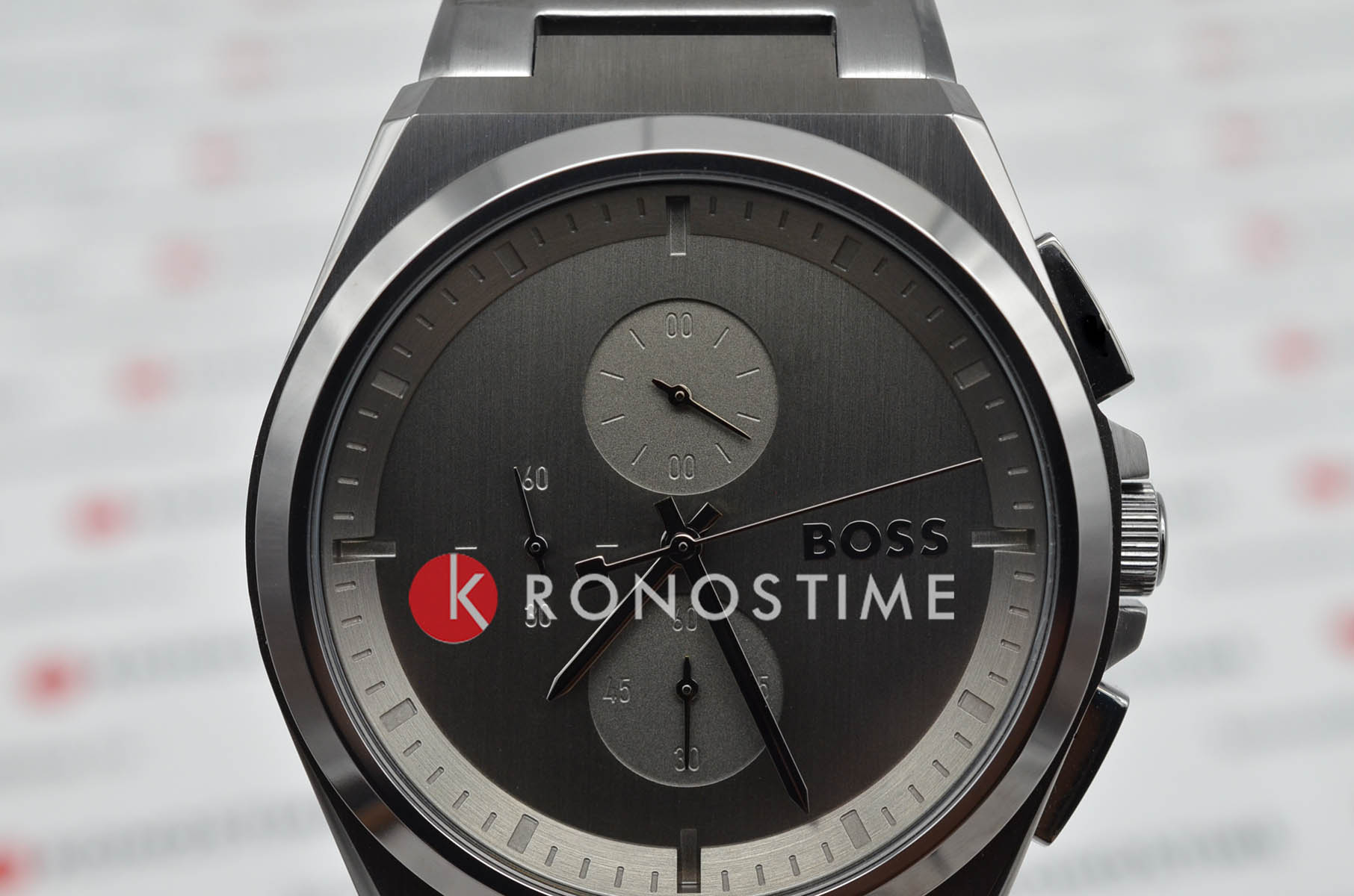 Hugo Boss Hugo Boss Steer HB1514045,  германия мужские часы на браслете нержавеющая сталь с ip-покрытием боковой вид