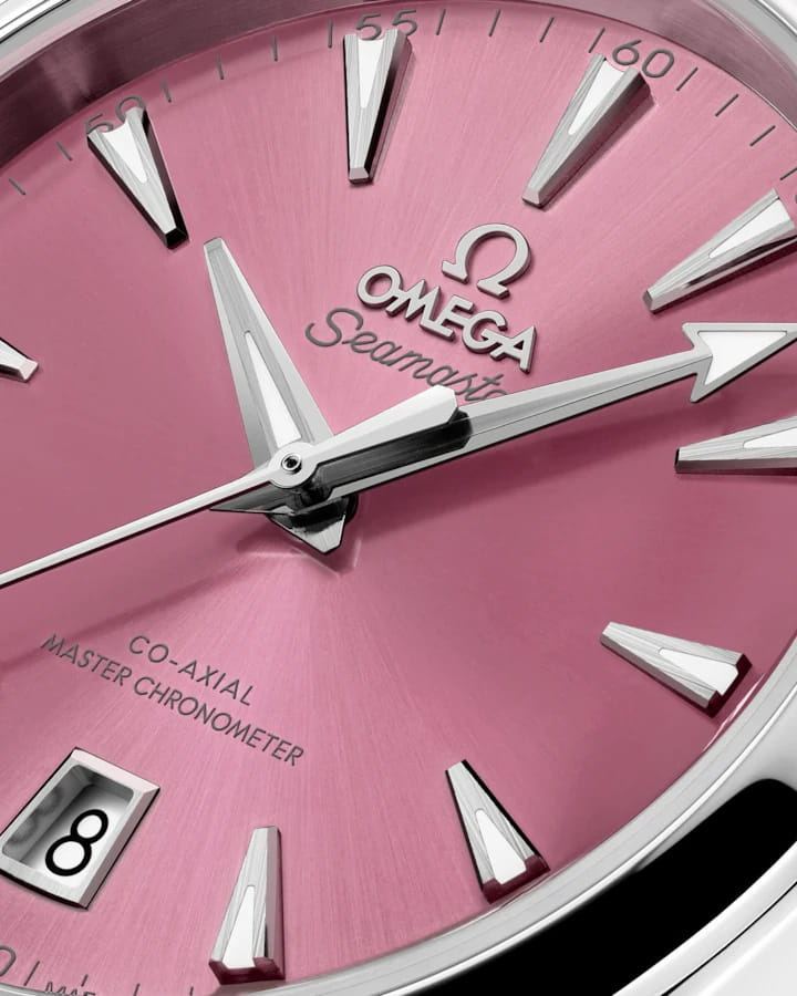 Оригинальные часы Omega Omega Seamaster Aqua Terra 220.10.38.20.10.005 механические калибр механизма omega 8800 общий вид