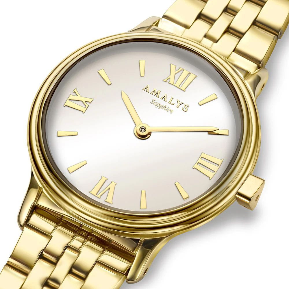 Amalys Amalys Giftboxes AMW-199,  бельгия женские часы на браслете нержавеющая сталь с pvd-покрытием боковой вид