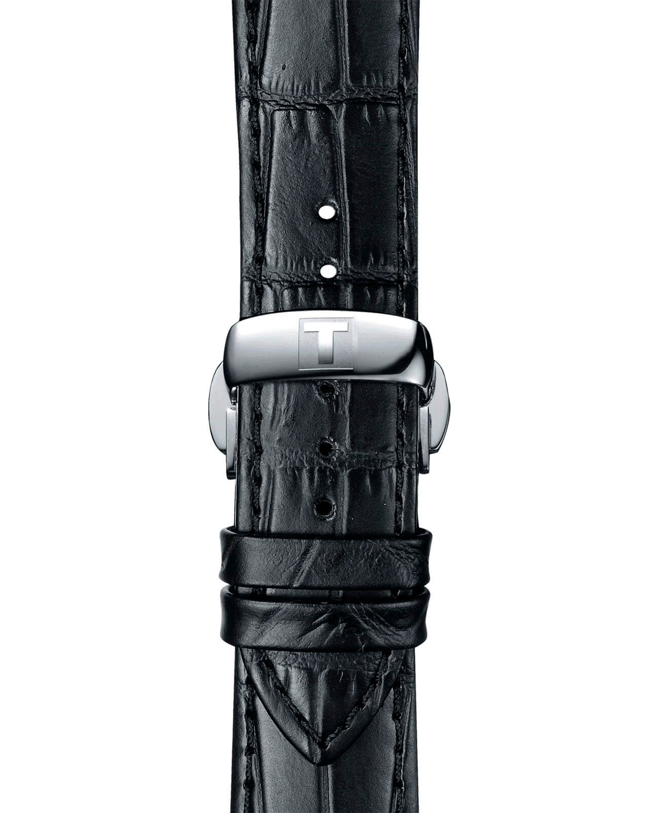 Tissot Tissot Chemin des Tourelles GMT T099.429.16.058.00 механические мужские часы часы крупный план серебристый циферблата