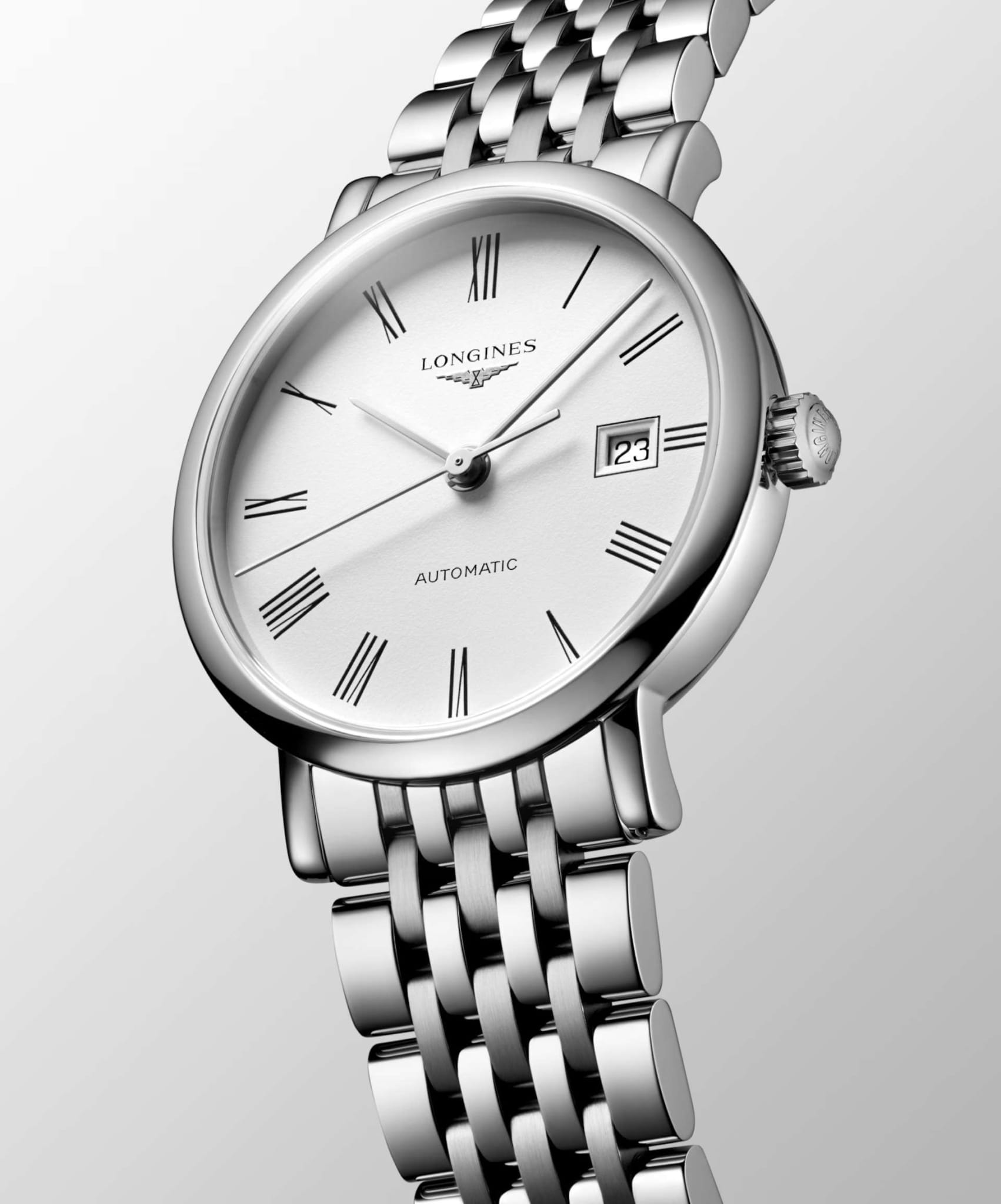 Оригинальные часы Longines Longines Elegance Elegant Collection L4.310.4.18.6 механические калибр механизма l592 общий вид