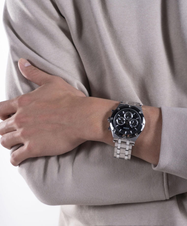 Guess Guess GW0260G1  - задняя крышка сталь металл корпуса, сша часы