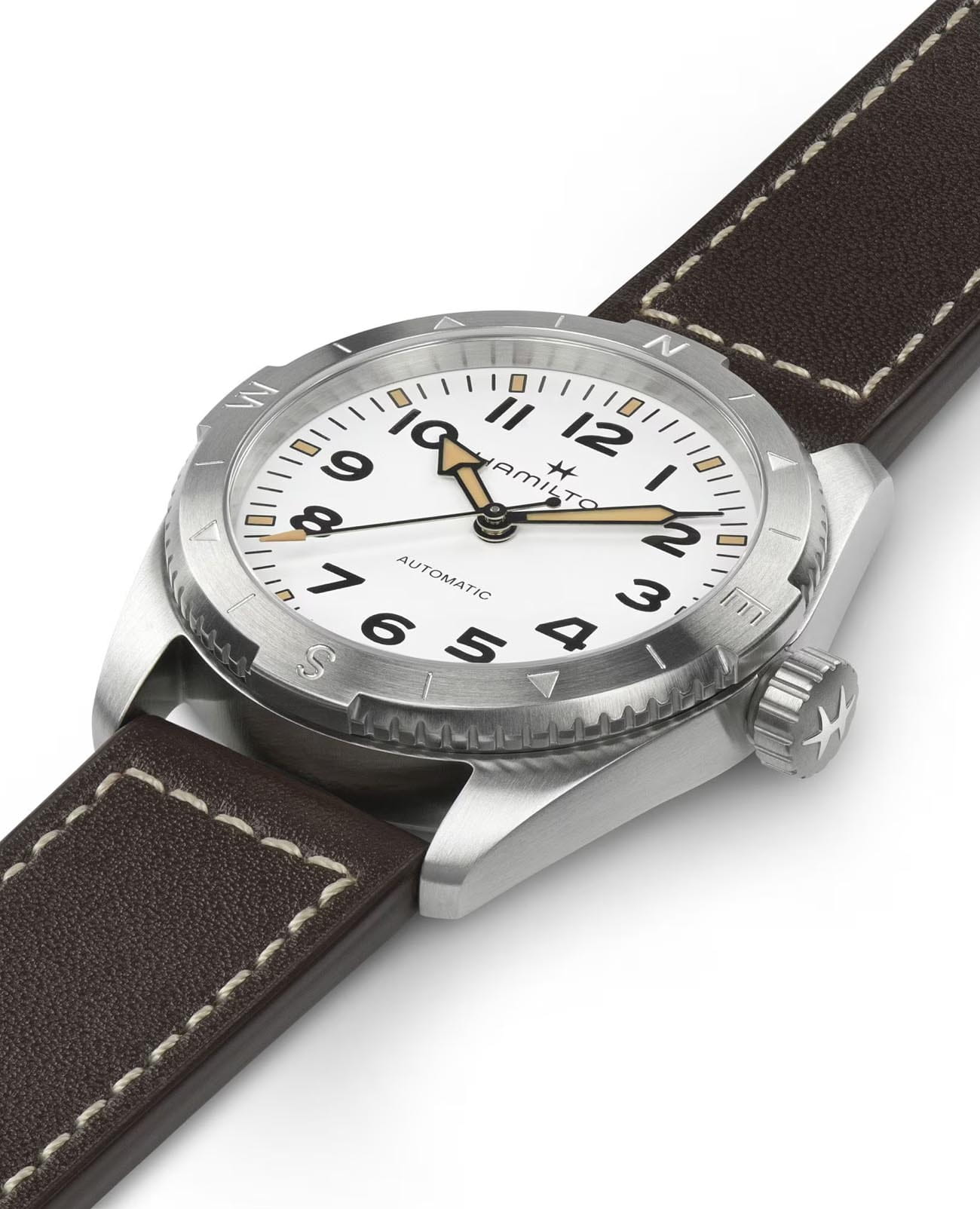 Оригинальные часы Hamilton Hamilton Khaki Field Expedition Auto H70225510 механические калибр механизма h-10 общий вид