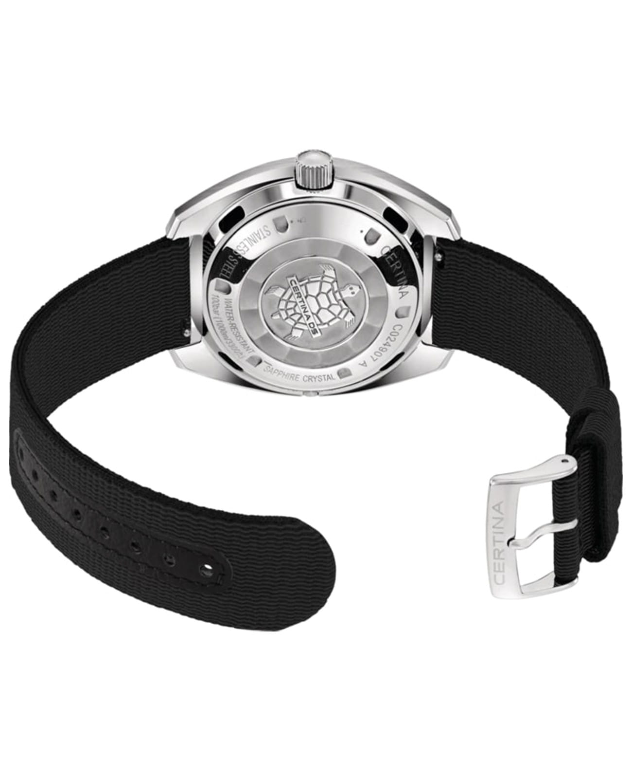 Оригинальные часы Certina Certina DS SUPER PH1000M C024.907.17.281.10 механические калибр механизма powermatic 80.611 общий вид