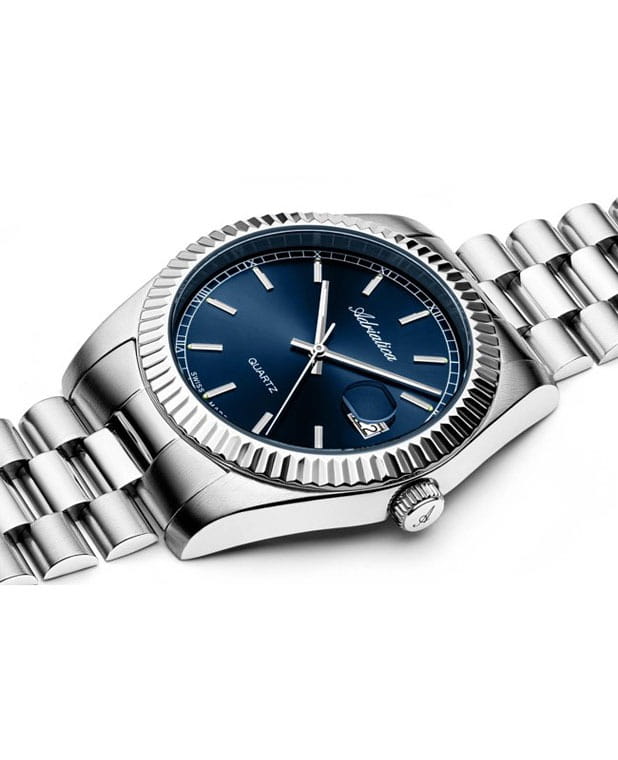 Adriatica Adriatica Premiere A1090.5115Q кварцевые мужские часы часы крупный план синий циферблата