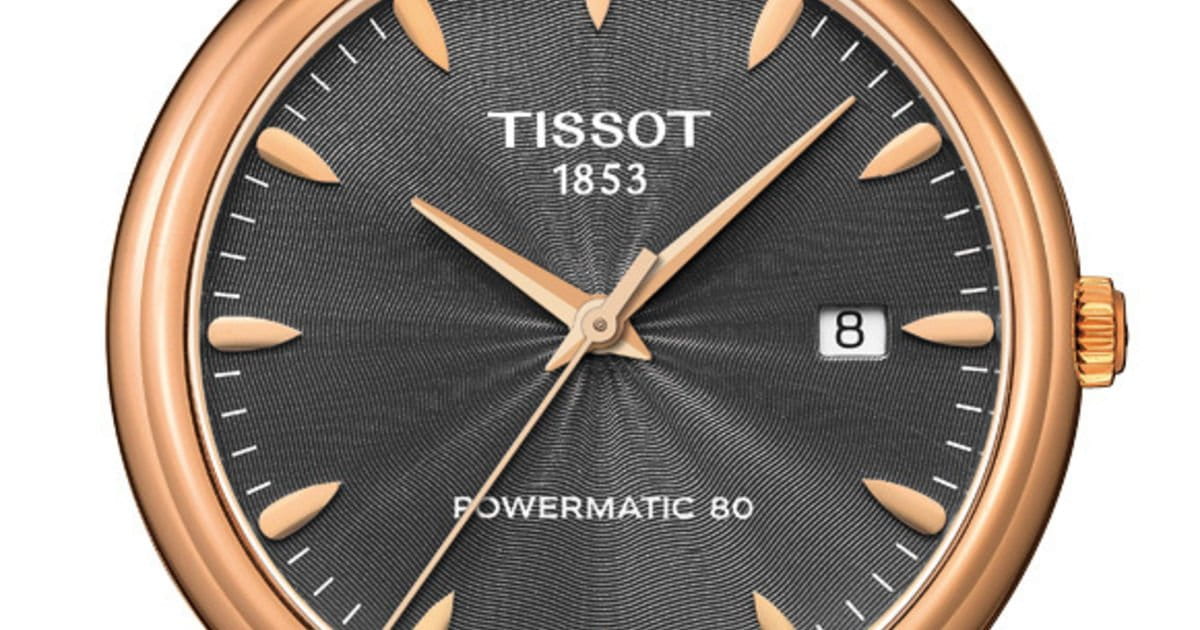 Tissot Tissot Carson Powermatic 80 18K Gold T907.407.76.081.00 Carson, наручные мужские часы фото под углом