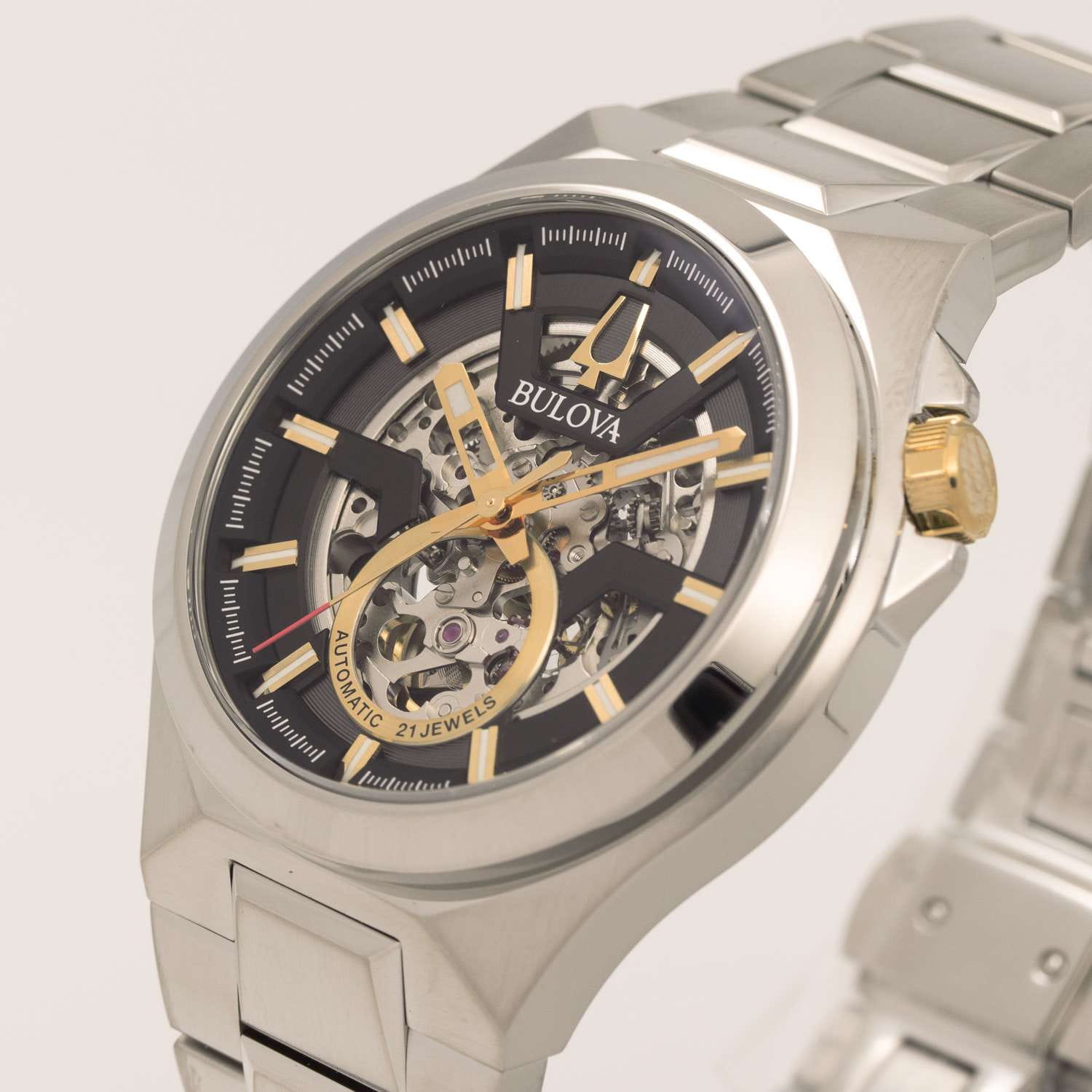 Bulova Bulova Maquina 98A224 , наручные мужские часы фото под углом