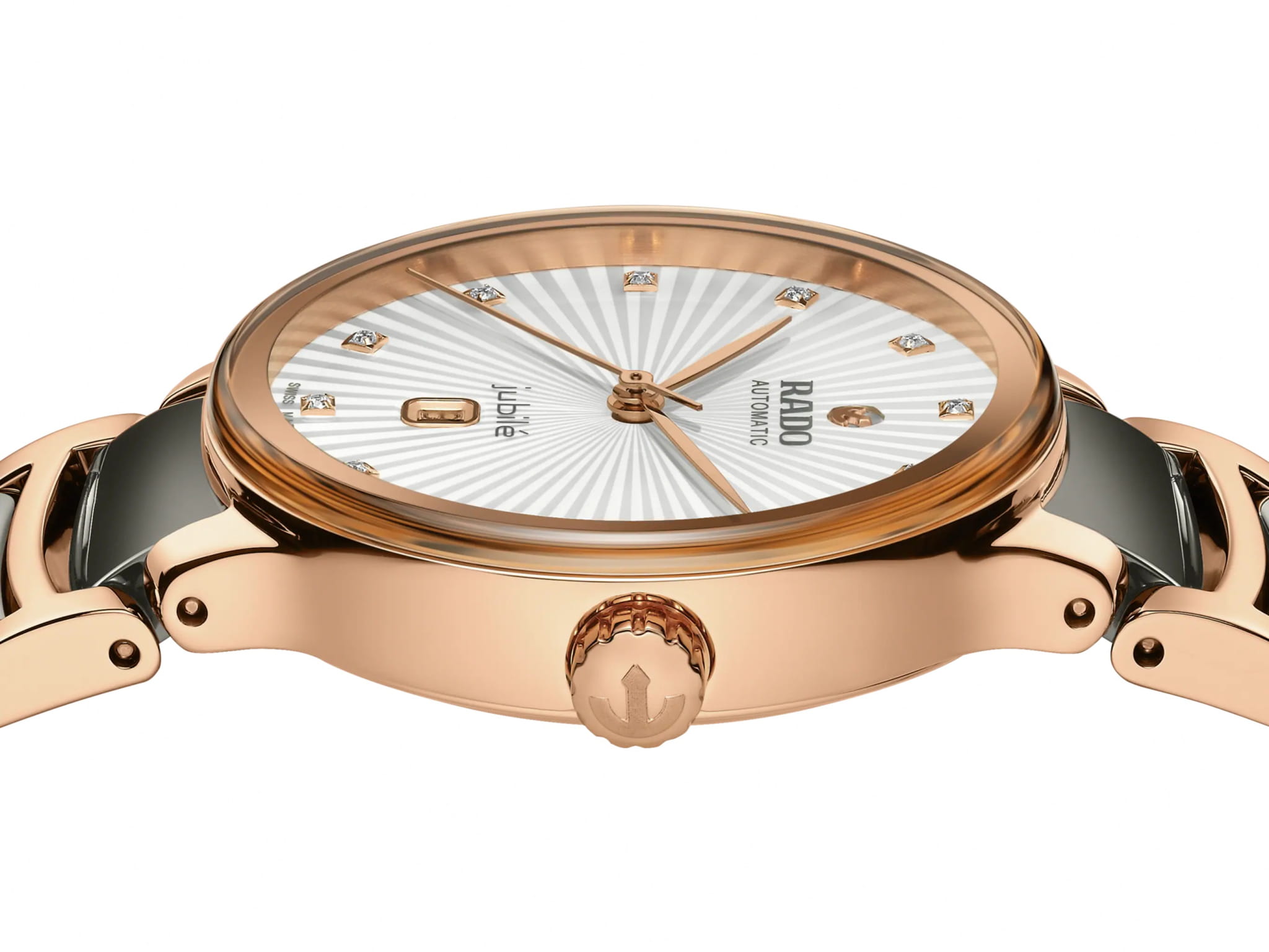 Оригинальные часы Rado Rado Centrix Automatic Diamonds R30019742 механические калибр механизма  общий вид