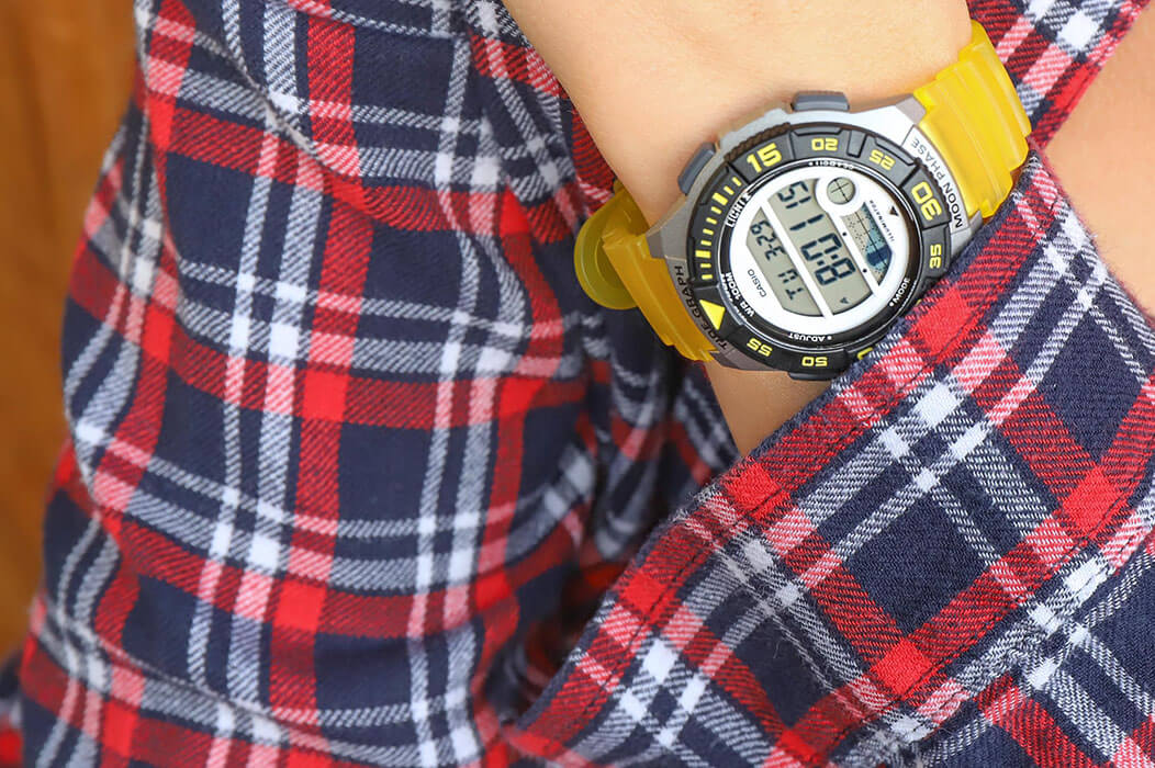 Оригинальные часы Casio Casio Collection LWS-1100H-9A кварцевые калибр механизма  общий вид