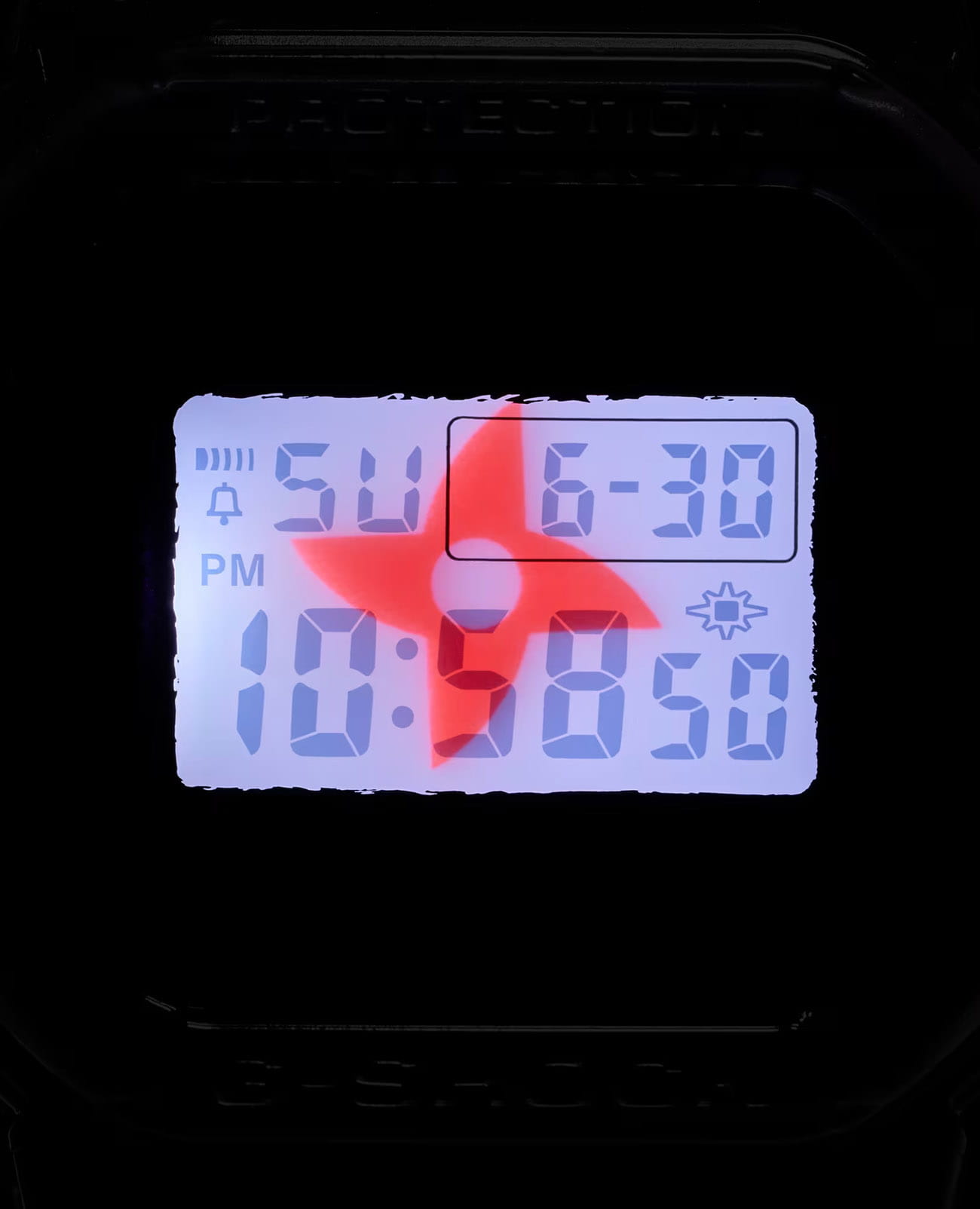 Casio DW-5600NNJ-2 мужские часы застежка крупным планом