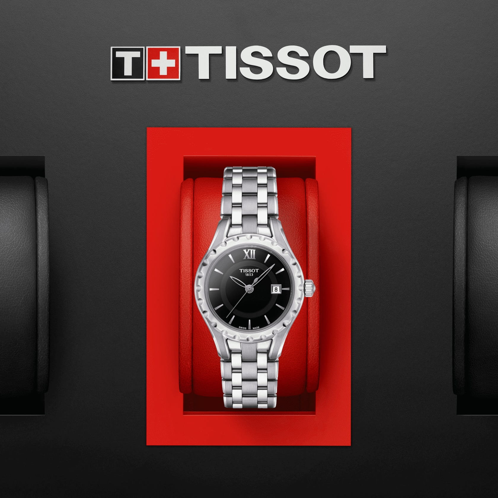 Tissot Tissot Small Lady T072.010.11.058.00, t-lady швейцария женские часы на браслете нержавеющая сталь боковой вид