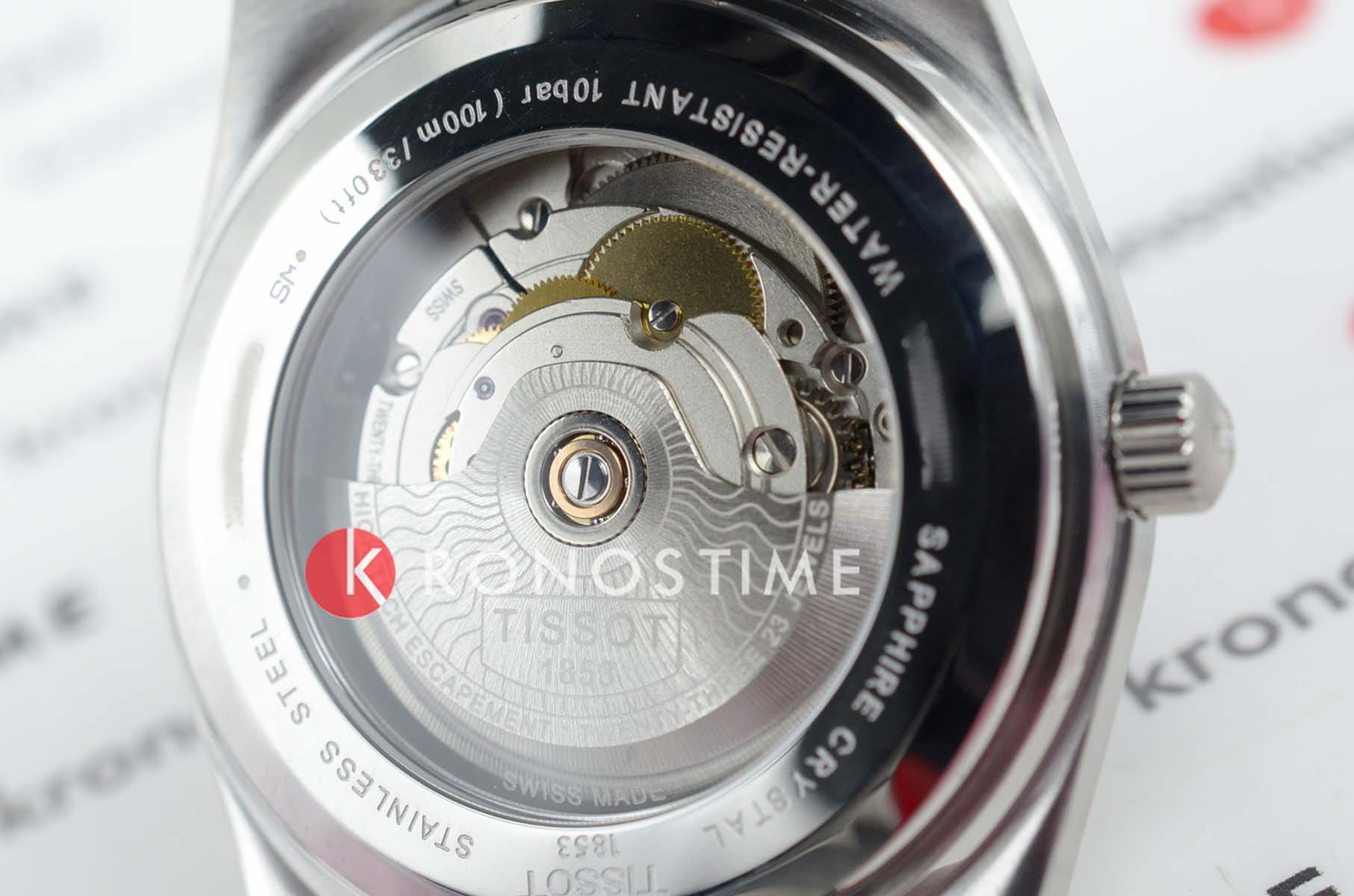 Tissot Tissot PRX Powermatic 80 T137.407.11.041.00  - задняя крышка сталь металл корпуса, швейцария часы