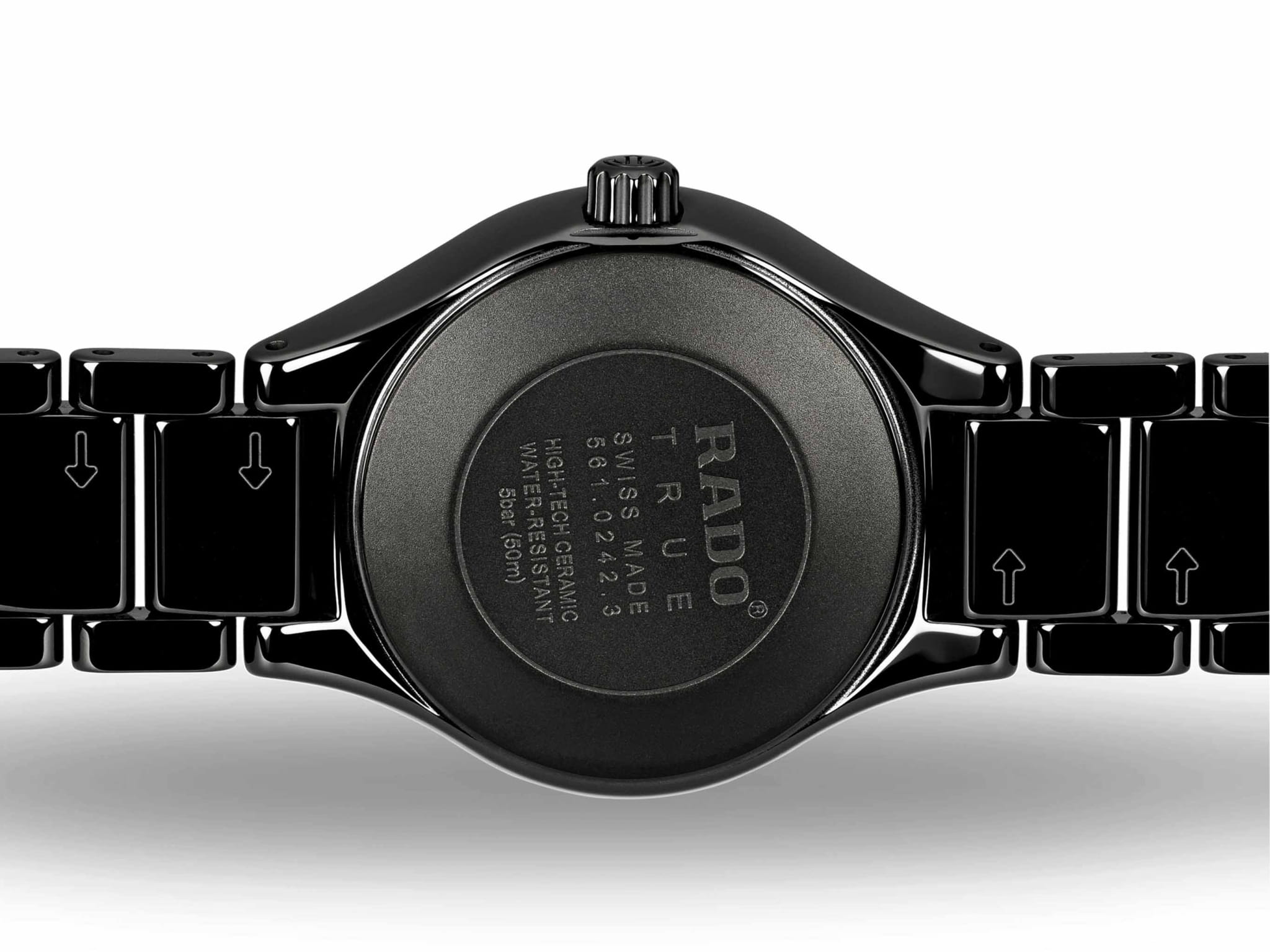 Rado Rado True Automatic Diamonds R27242732, true швейцария женские часы на браслете плазменная керамика боковой вид