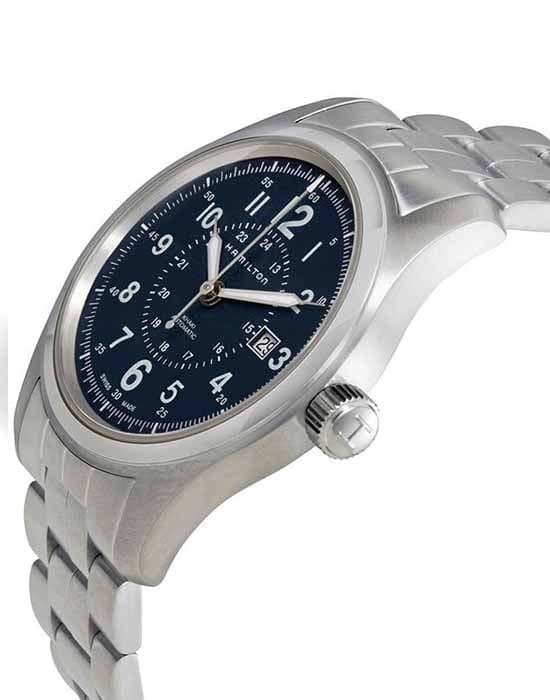 Оригинальные часы Hamilton Hamilton Khaki Field Auto H70605143 механические калибр механизма h-10 общий вид