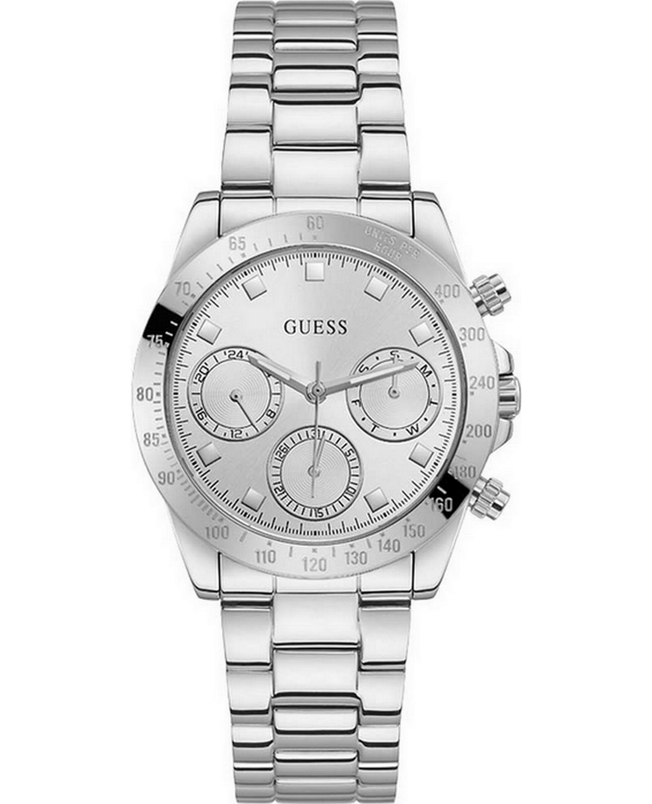 Guess Guess Ladies Jewelry GW0314L1  GW0314L1 кварцевые женские часы серебристый циферблат, браслет нержавеющая сталь — вид спереди