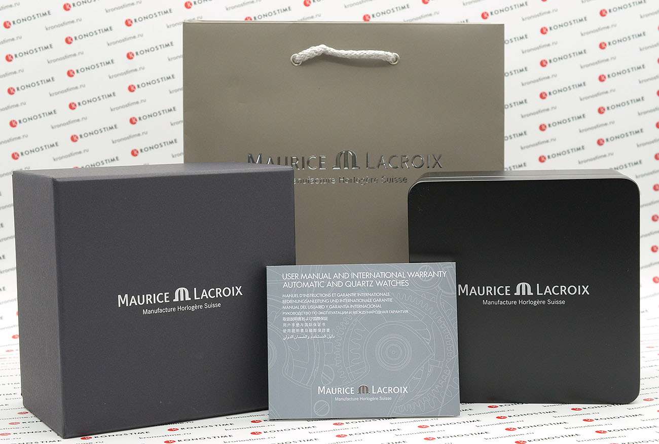 Maurice Lacroix Maurice Lacroix Aikon Automatic AI6008-SS002-331-2 механические часы с аксессуарами мужские часы модель AI6008-SS002-331-2