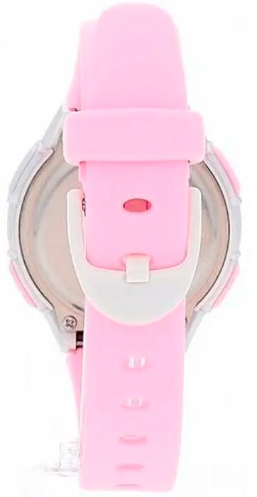 Casio Casio Collection LW-203-4AVDF (LW-203-4A), illuminator япония женские часы на браслете пластик боковой вид