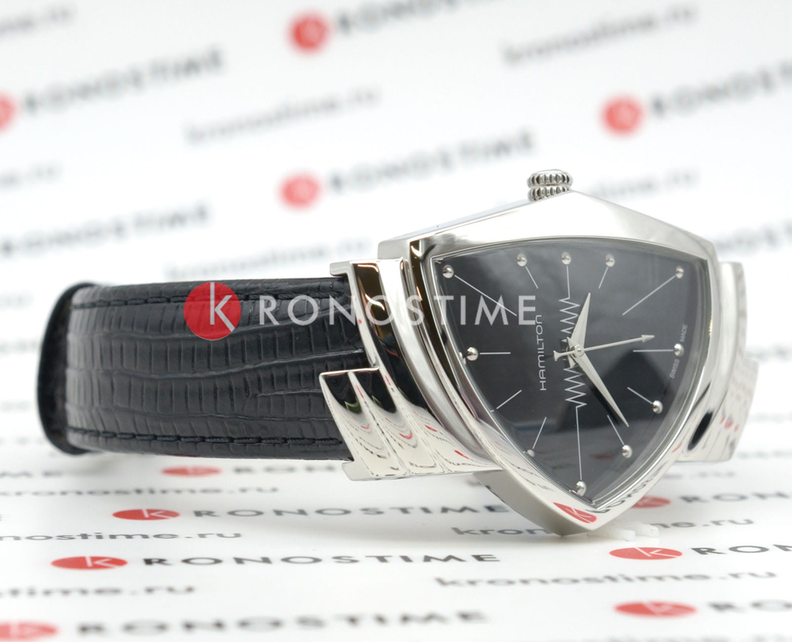 Оригинальные часы Hamilton Hamilton Ventura H24411732 кварцевые калибр механизма f05.111 общий вид