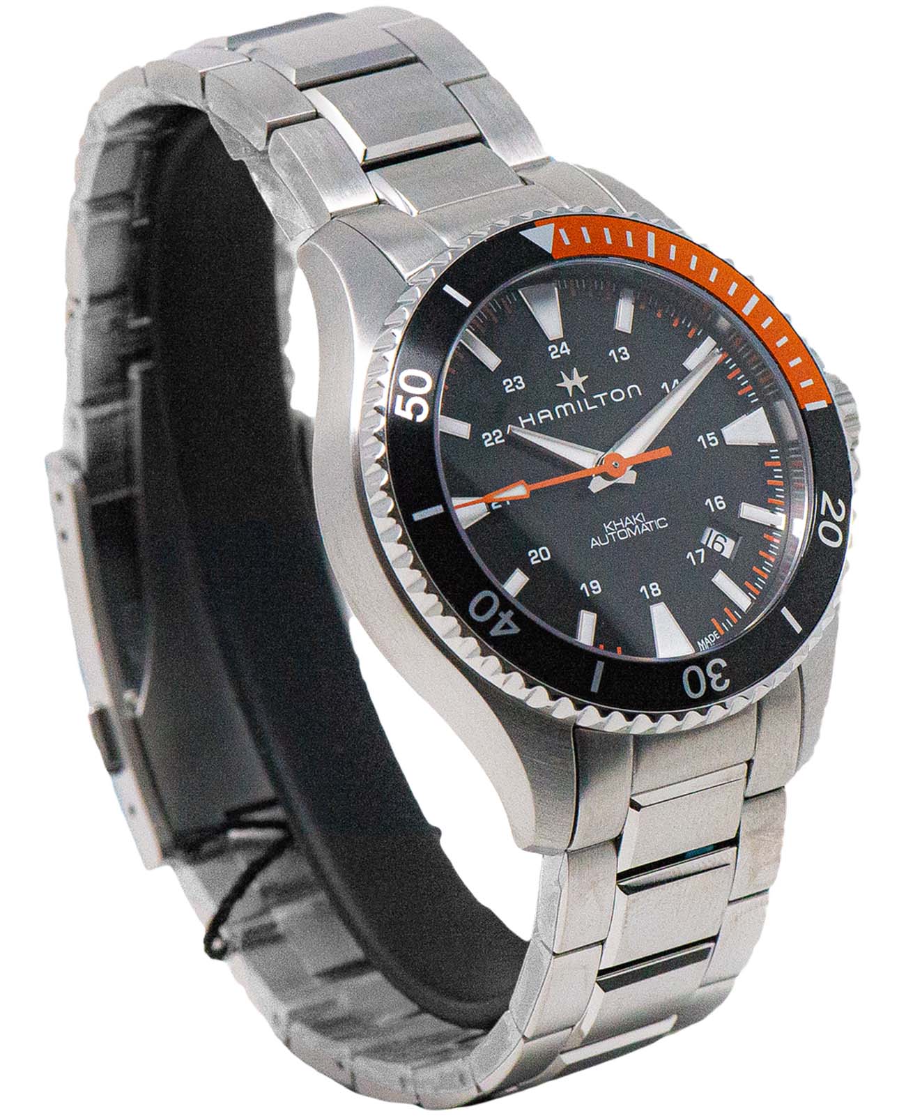 Hamilton Hamilton Khaki Navy Scuba Auto H82305131 , наручные мужские часы фото под углом