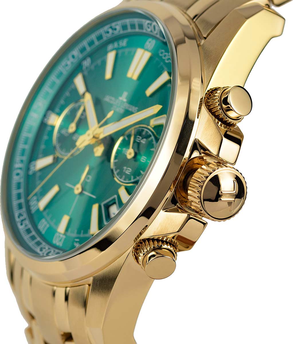 Jacques Lemans Jacques Lemans Sport 1-2117P,  австрия мужские часы на браслете нержавеющая сталь боковой вид