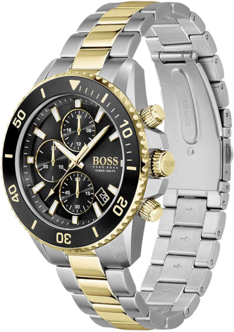 Hugo Boss Hugo Boss Admiral HB1513908,  германия мужские часы на браслете нержавеющая сталь с ip-покрытием боковой вид