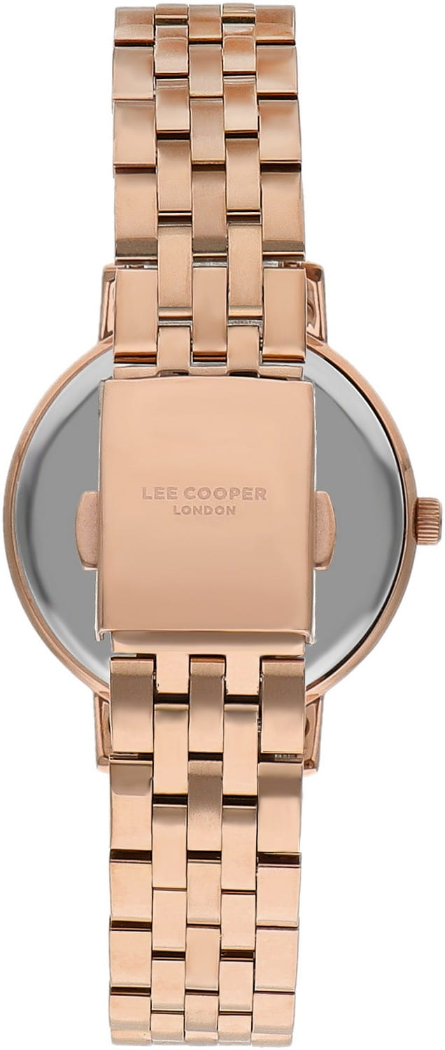 Lee Cooper Lee Cooper LC07590.490,  англия женские часы на браслете нержавеющая сталь с ip-покрытием боковой вид