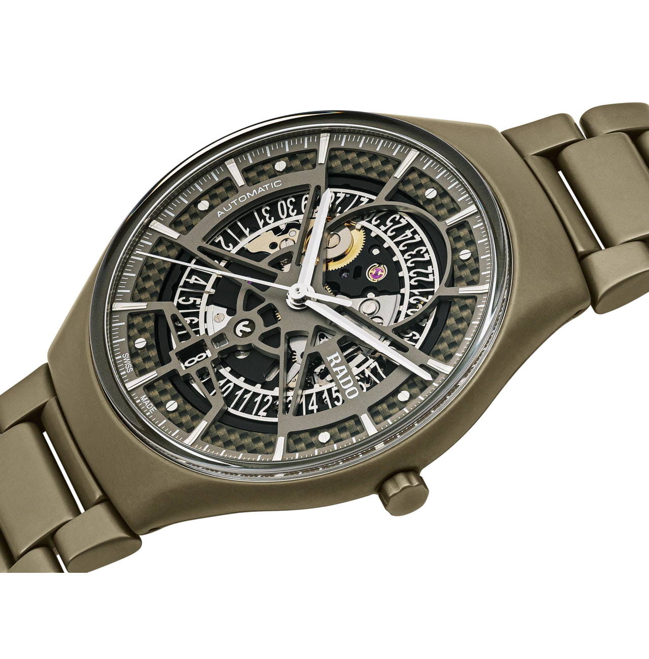 Rado Rado True Thinline Anima R27112312, true thinline швейцария мужские часы на браслете высокотехнологичная керамика боковой вид