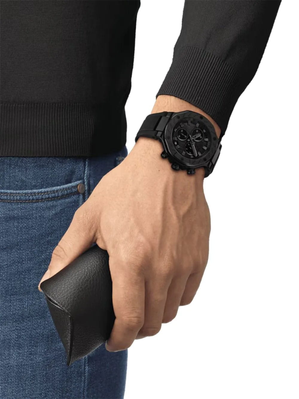 Tissot Tissot T-Race Powermatic 80 Т141.417.37.061.00 кварцевые мужские часы часы крупный план черный циферблата