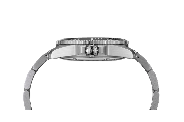 Certina Certina DS Action Diver Powermatic 38 MM C032.807.11.051.00, ds powermatic 80 швейцария мужские часы на браслете нержавеющая сталь боковой вид