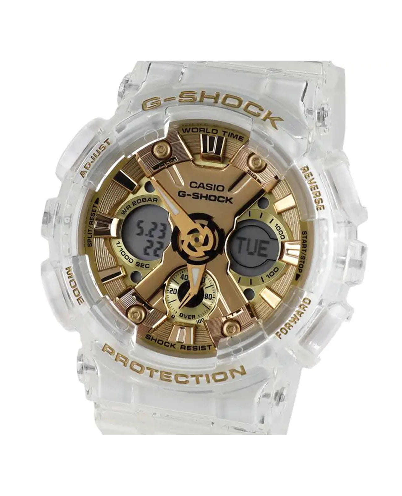 Casio Casio G-Shock GMA-S120SG-7ADR (GMA-S120SG-7AER) GMA-S120SG-7AER оригинальные женские часы в комплекте с коробкой