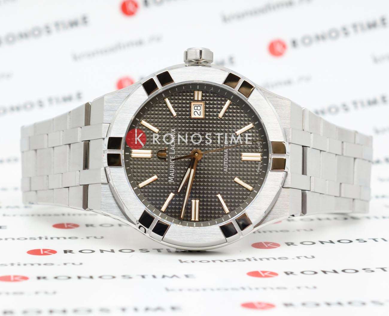 Maurice Lacroix Maurice Lacroix Aikon Automatic AI6008-SS002-331-2 , наручные мужские часы фото под углом