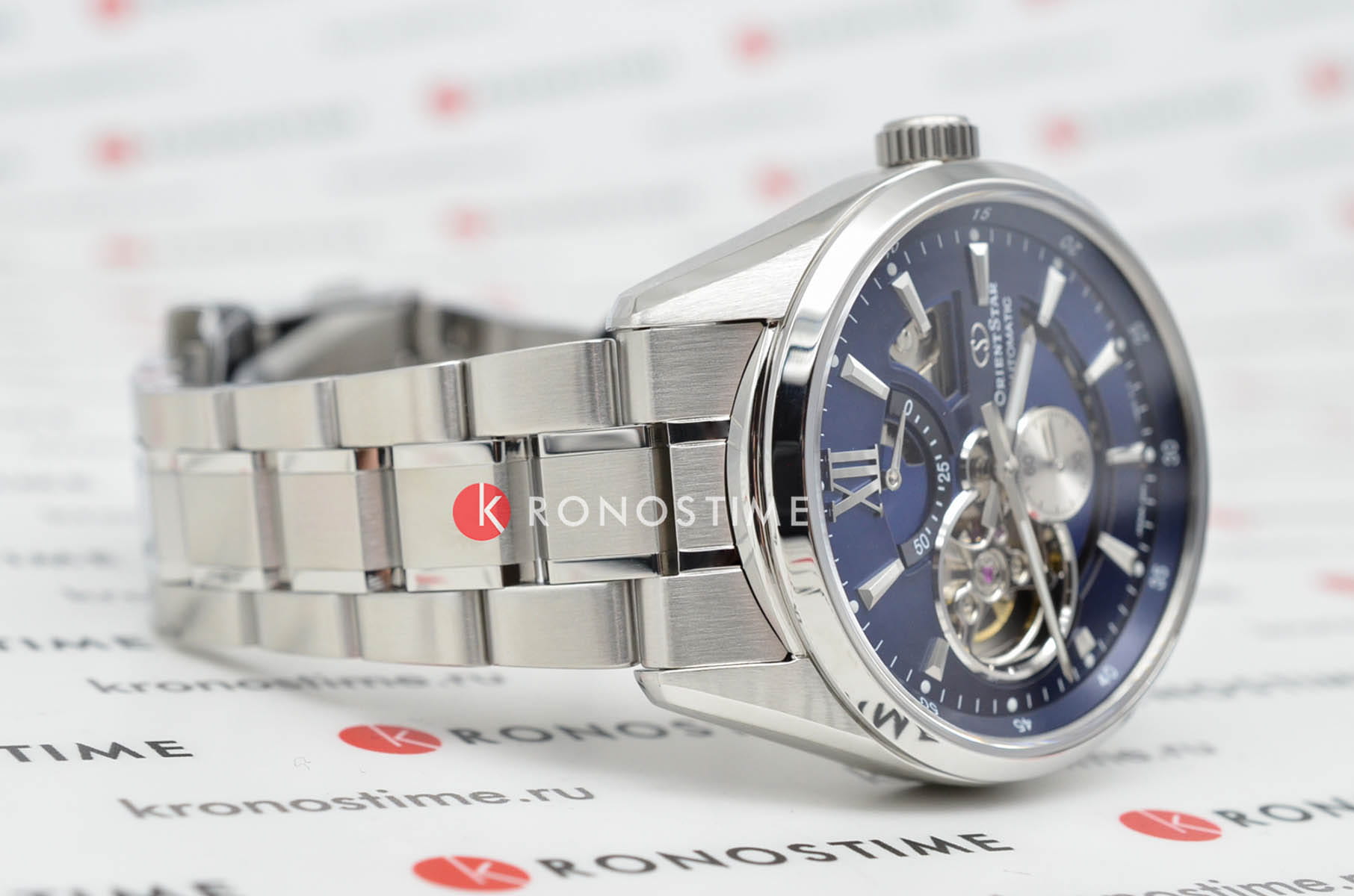 Orient Orient Star RE-AV0003L (RK-AV0003L) мужские часы синий циферблат на запястье