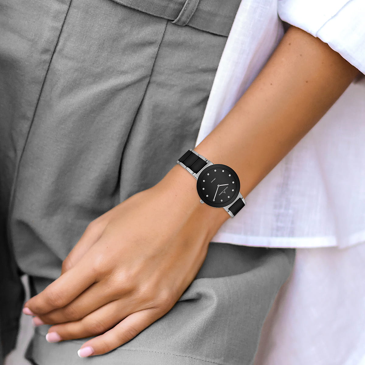 Jacques Lemans Jacques Lemans High Tech Ceramic 42-7G , наручные женские часы фото под углом