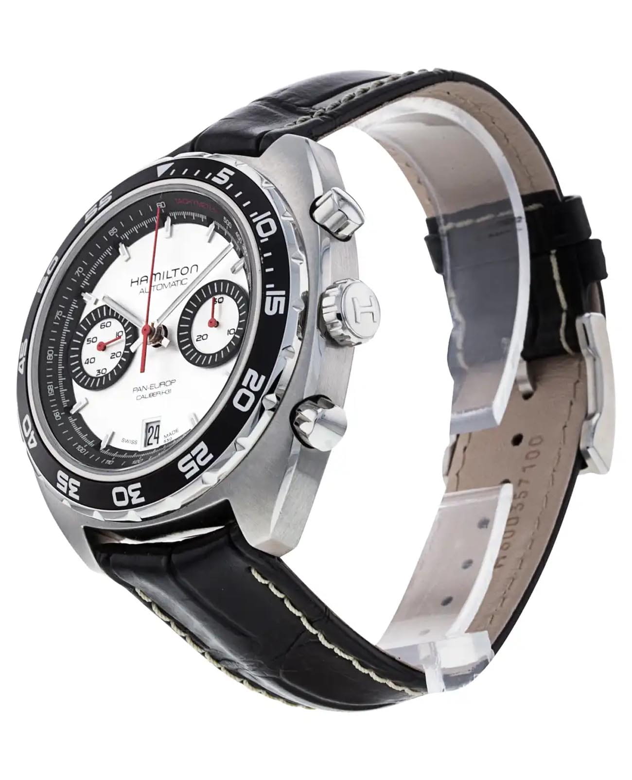 Hamilton Hamilton American Classic Pan Europ Auto Chrono H35756755 , наручные мужские часы фото под углом