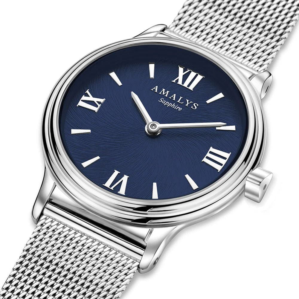 Amalys Amalys Watson AMW-166,  бельгия женские часы на браслете нержавеющая сталь боковой вид