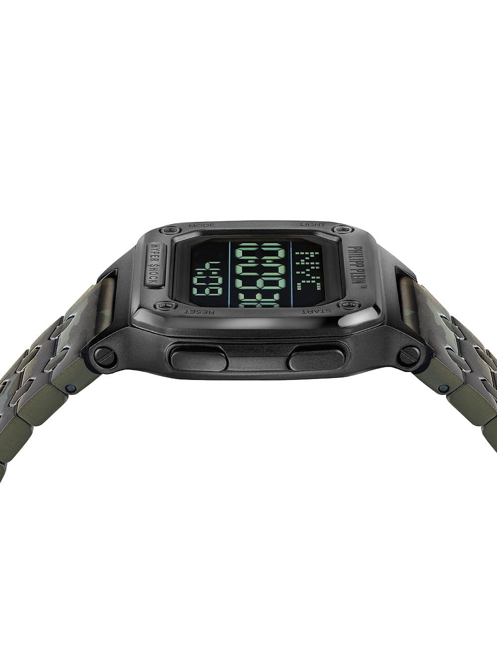 Philipp Plein Philipp Plein Hyper Shock PWHAA0921,  германия мужские часы на браслете нержавеющая сталь боковой вид