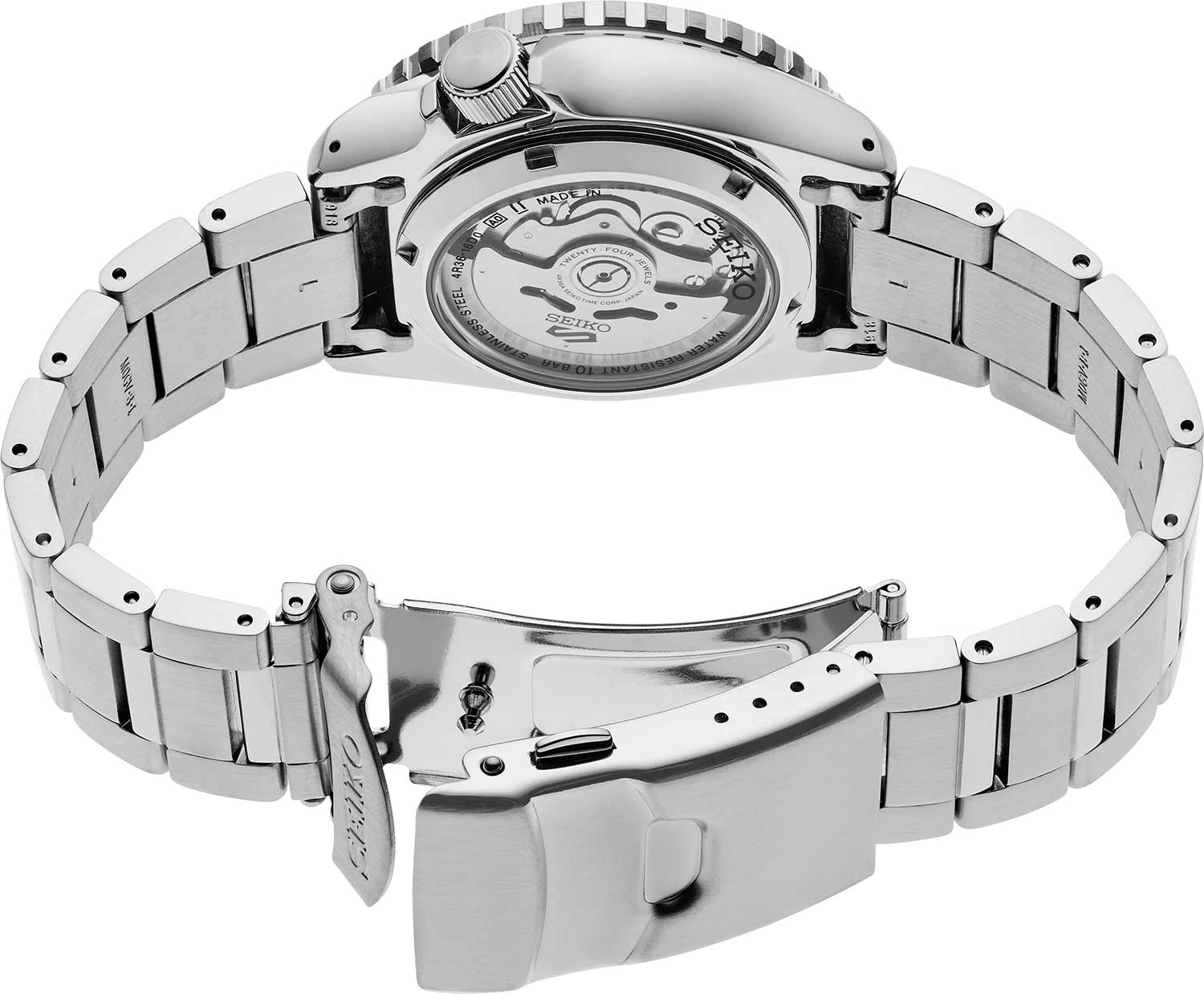 Seiko Seiko 5 Sports SKX series SRPK99K1 SKX — детали корпуса и нержавеющая сталь