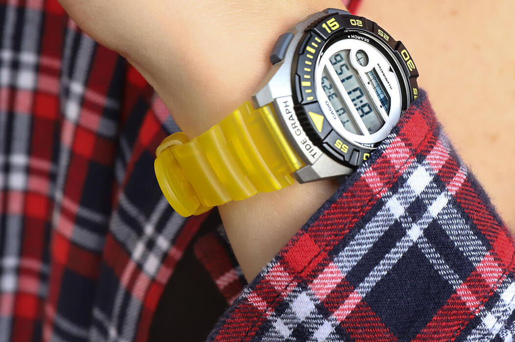 Casio Casio Collection LWS-1100H-9A женские часы серый циферблат на запястье