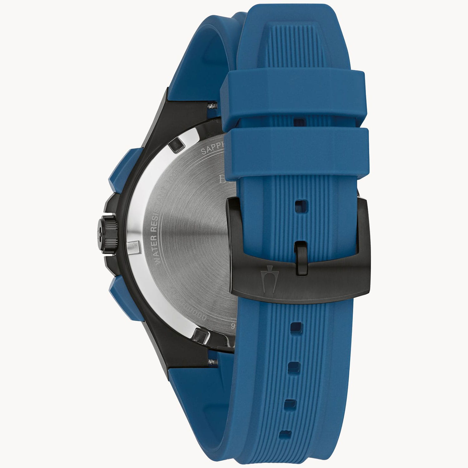 Bulova Bulova Maquina 98B380,  сша мужские часы на браслете силикон боковой вид