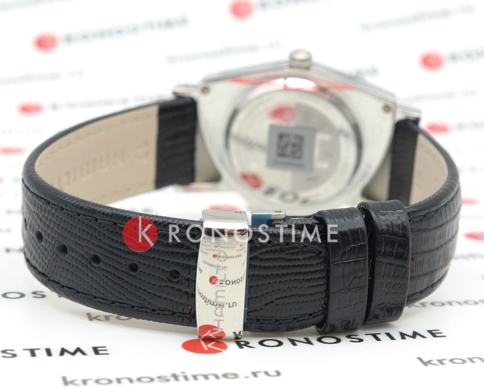 Hamilton Hamilton Ventura H24411732 мужские часы черный циферблат на запястье