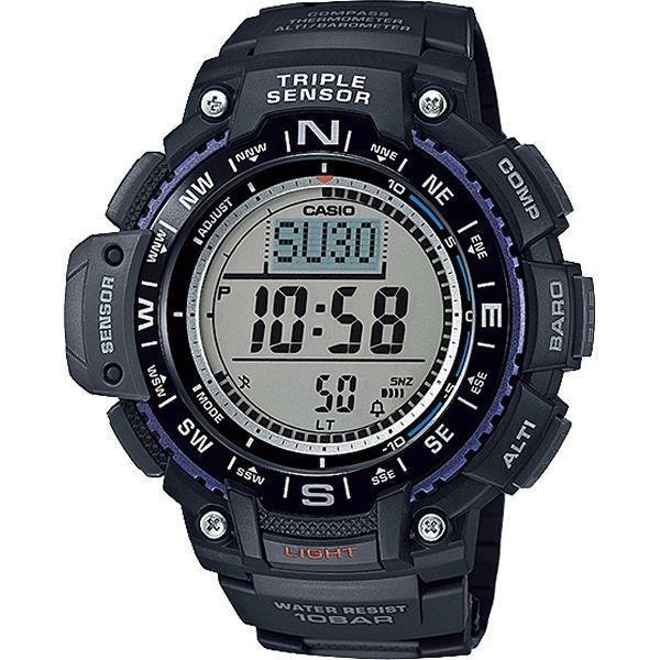 Casio Casio Illuminator SGW-1000-1A  SGW-1000-1A электронные мужские часы серый циферблат, браслет  — вид спереди