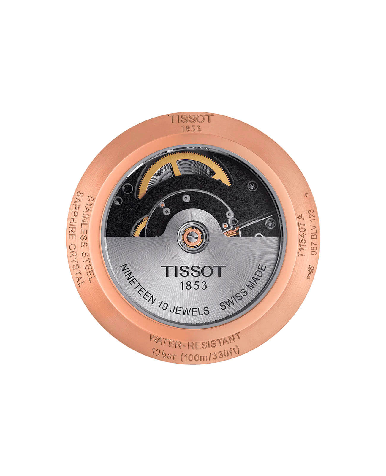 Tissot Tissot T-Race Swissmatic T115.407.37.031.00, t-sport швейцария мужские часы на браслете кожаный боковой вид